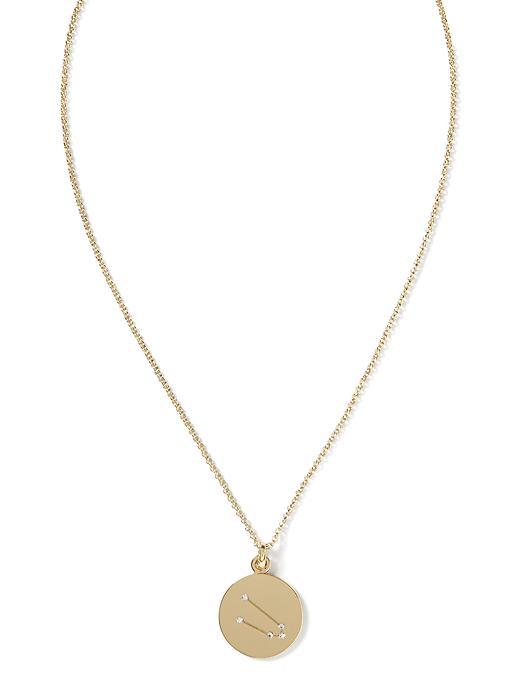 Banana Republic Taurus Pendant Necklace Size One Size - Gold