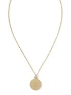 Banana Republic Taurus Pendant Necklace Size One Size - Gold