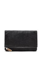 Banana Republic Womens August Handbags   Ravello Clutch Black Embossed Leather Size One Size