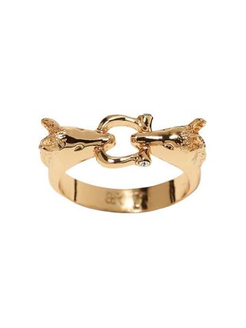 Banana Republic Horse Ring Size 5 - Gold