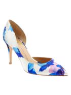 Banana Republic Andilla D'orsay Pump Size 10 - White/blue