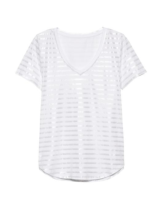 Banana Republic Supima Cotton V-neck T-shirt