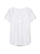Banana Republic Supima Cotton V-neck T-shirt