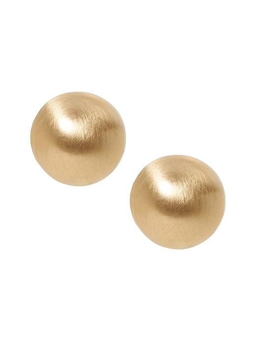 Banana Republic Womens Dome Stud Earring Gold Size One Size