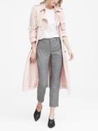 Banana Republic Petite Avery Straight-fit Heathered Ankle Pant