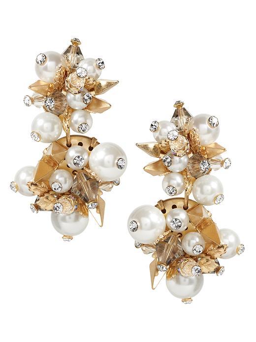 Banana Republic Classic Rebel Cluster Earring Size One Size - Mixed Metal