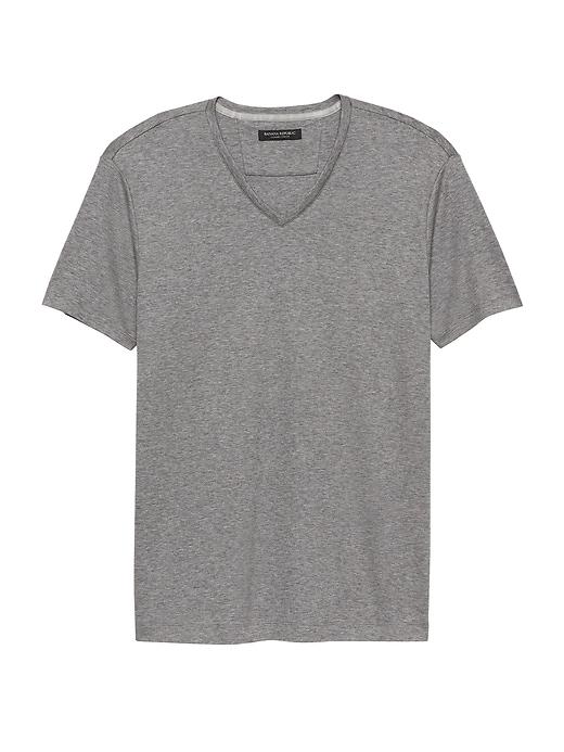 Banana Republic Luxury-touch V-neck T-shirt