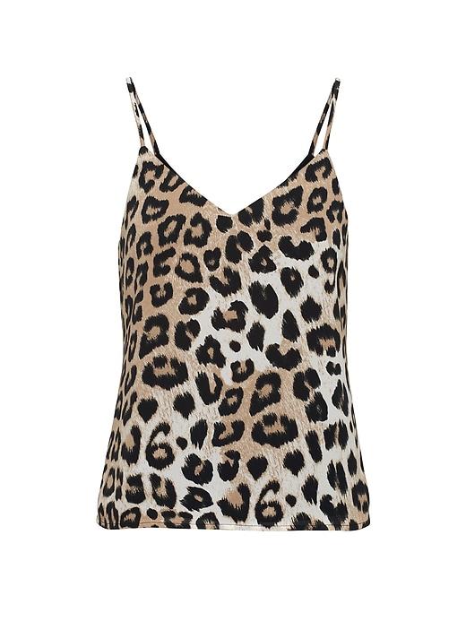 Banana Republic Petite Leopard Print Camisole