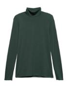 Banana Republic Womens Threadsoft Turtleneck T-shirt Forest Green Size Xxs