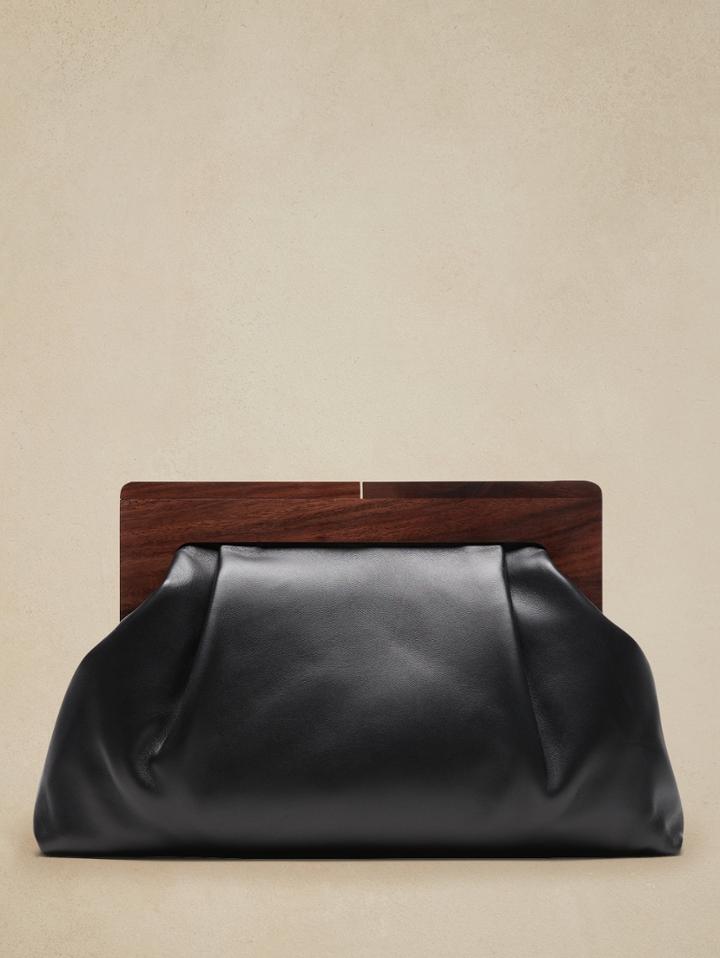Large Leather Clutch