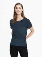 Banana Republic Short Sleeve Drape Front Shirt - Deep Hunter