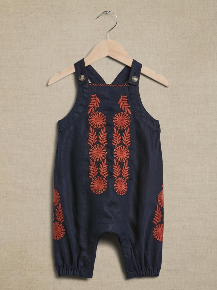 Embroidered Romper For Baby