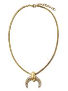 Banana Republic Elizabeth Cole Small Horn Necklace - Crystal