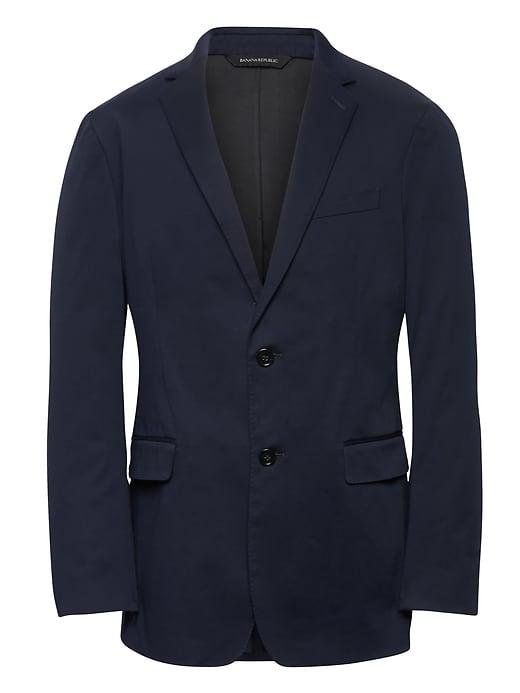 Banana Republic Mens Slim Rapid Movement Suit Jacket Navy Size 38