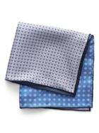 Banana Republic Mens Foulard 4-in-1 Silk Pocket Square Lavender Size One Size