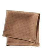 Banana Republic Mens Polka Dot Pocket Square Vicuna Size One Size