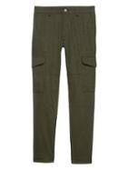 Banana Republic Mens Br X Kevin Love   Athletic Tapered Brushed Twill Cargo Pant Forest Dew Green Size 26w
