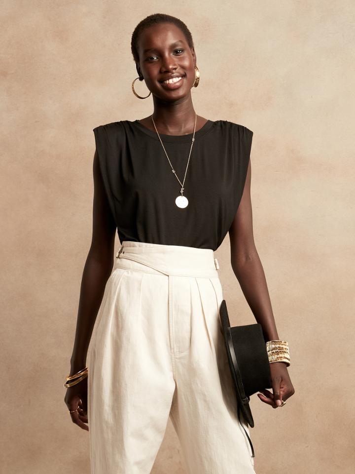 Padded Shoulder Tank