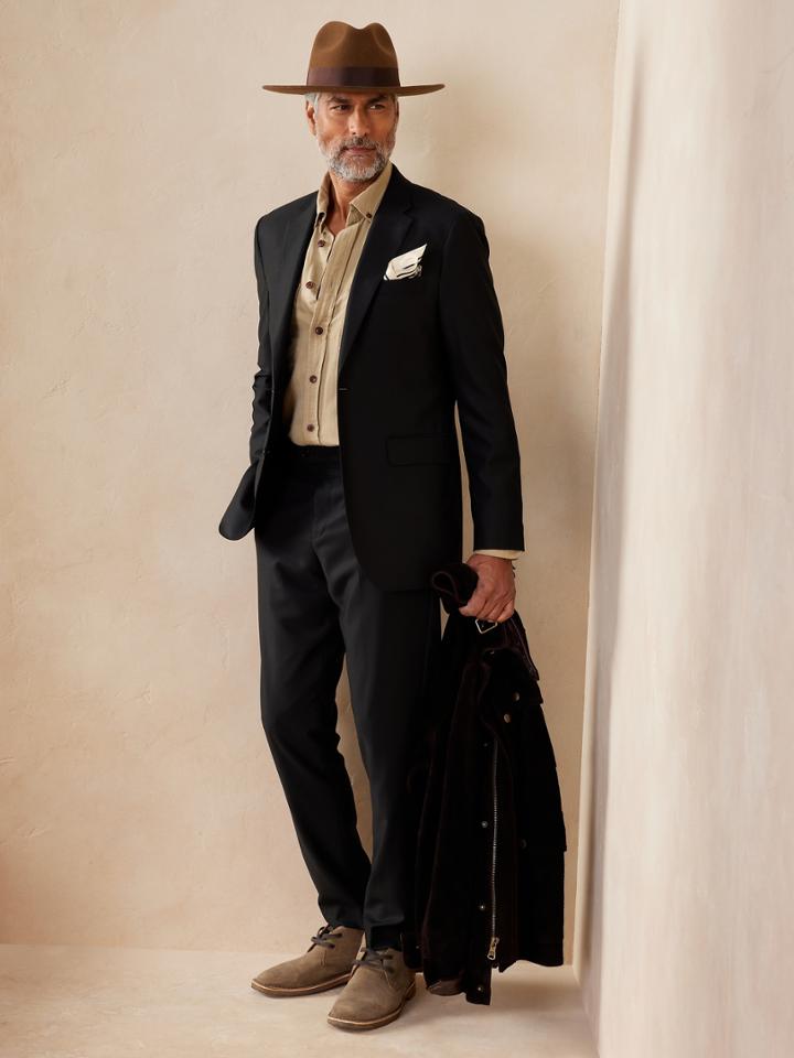 Signature Hopsack Suit Pant