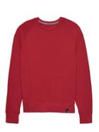 Banana Republic Mens Polartec Fleece Raglan-sleeve Sweatshirt Firebrick Red Size Xxs