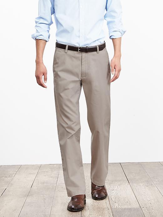 Banana Republic Mens Dawson Relaxed Cotton Chino Size 34w 34l - Khaki
