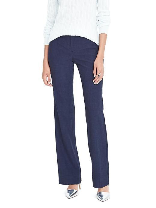 Banana Republic Logan Fit Lightweight Wool Pant - Navy