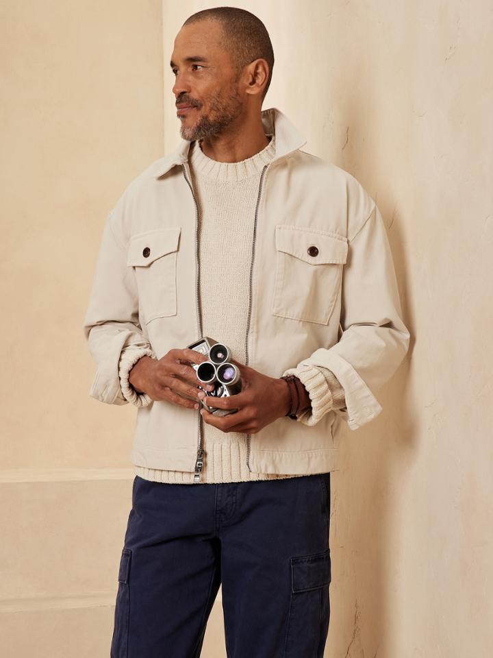 Oversized Cotton-linen Sweater
