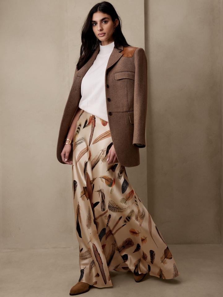 Eterno Silk Maxi Skirt
