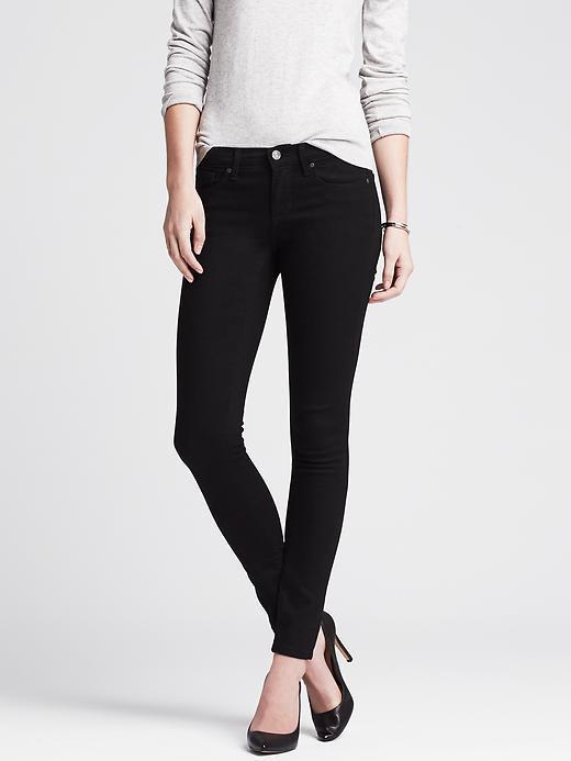 Banana Republic Black Skinny Jean Size 0 Petite - Black