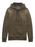 Banana Republic Mens French Terry Hoodie Cargo Green Size M