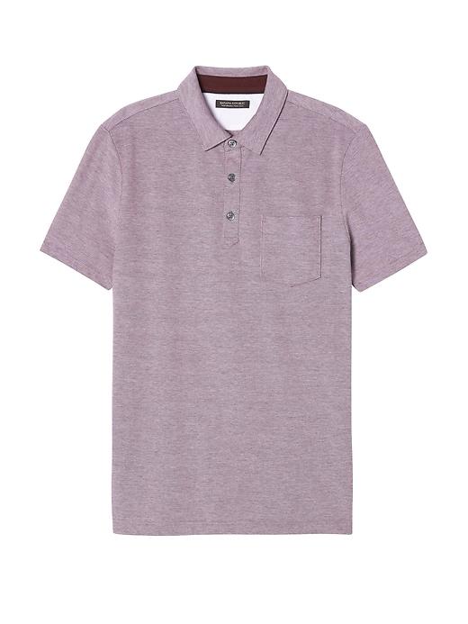 Banana Republic Mens Don';t-sweat-it Polo Shirt Secret Plum Size L