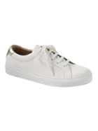Banana Republic Womens Lace-up Sneaker White Leather Size 9 1/2