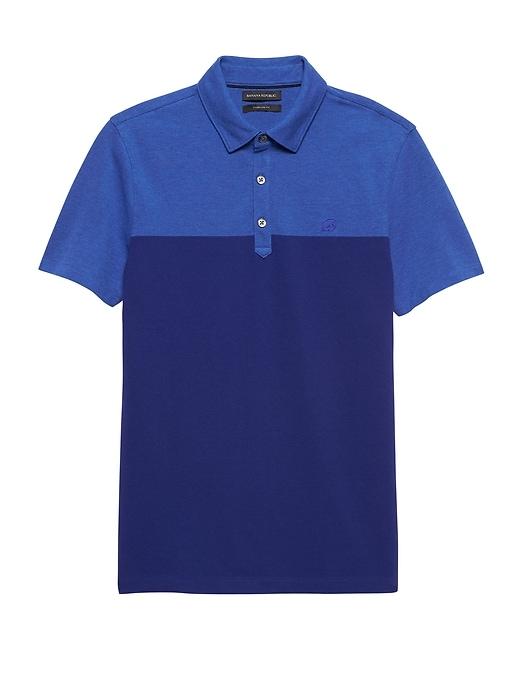 Banana Republic Color-blocked Pique Polo