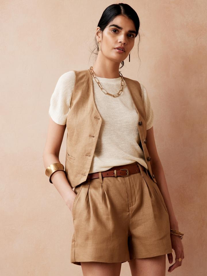Costa Linen-blend Top