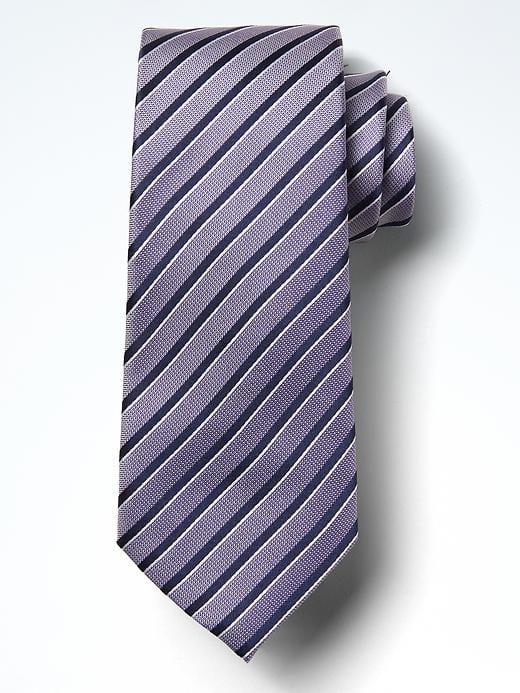 Banana Republic Mens Contrast Silk Nanotex Tie - Orchid Purple