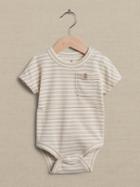 Essential Supima Short-sleeve Bodysuit For Baby
