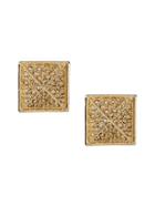 Banana Republic Pave Pyramid Stud Earring Size One Size - Gold