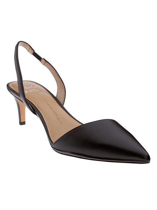Banana Republic Hedy Slingback Pump Size 10 - Black
