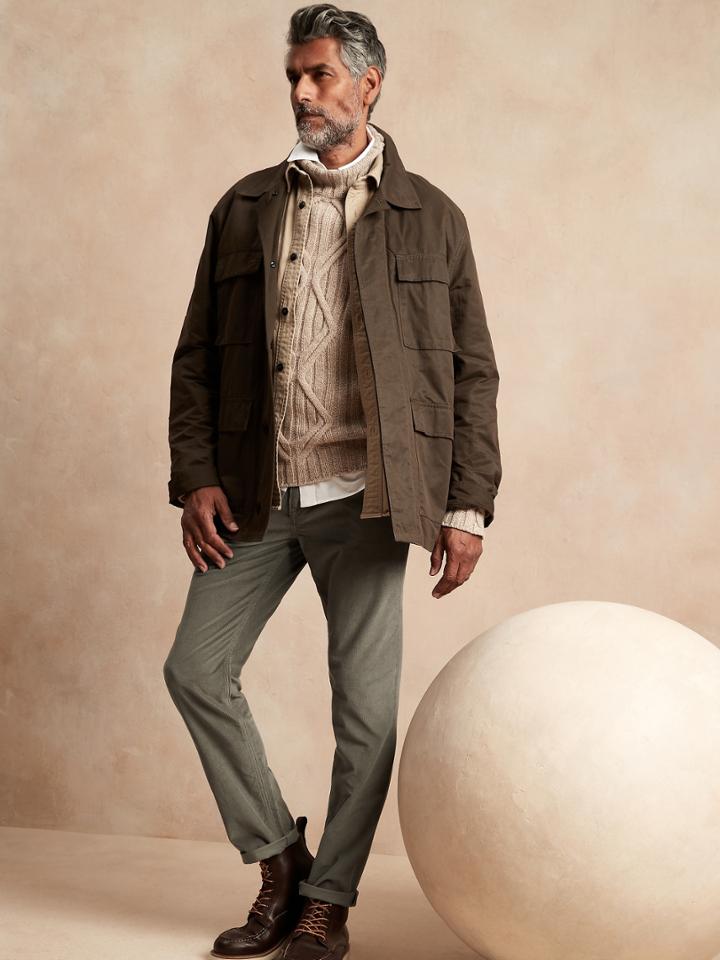 Slim Traveler Corduroy Pant