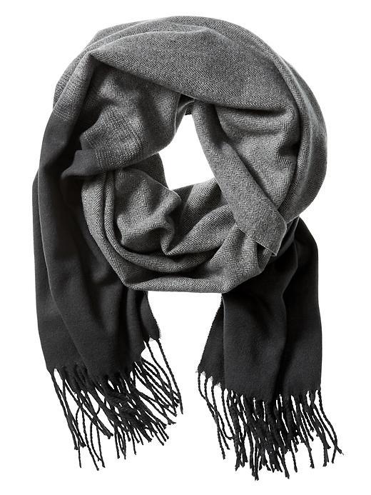 Banana Republic Mens Ombre Scarf Size One Size - Heather Grey