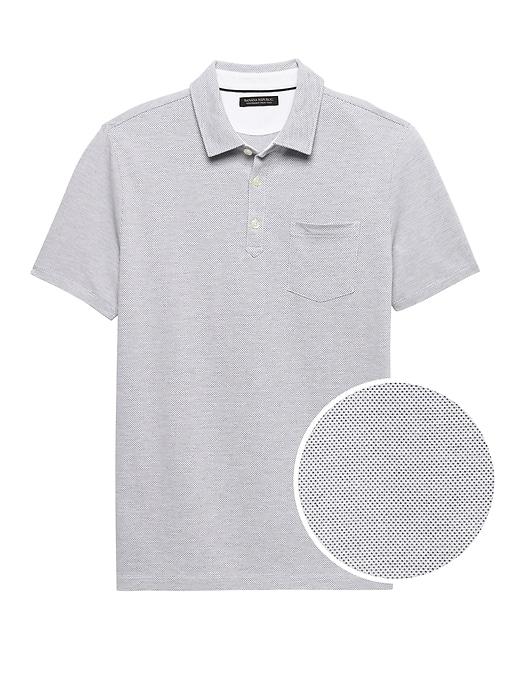 Banana Republic Mens Don';t-sweat-it Polo Shirt White Size L