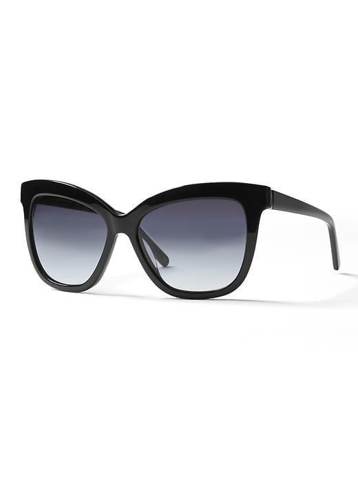 Banana Republic Womens Daria Sunglasses Black Size One Size