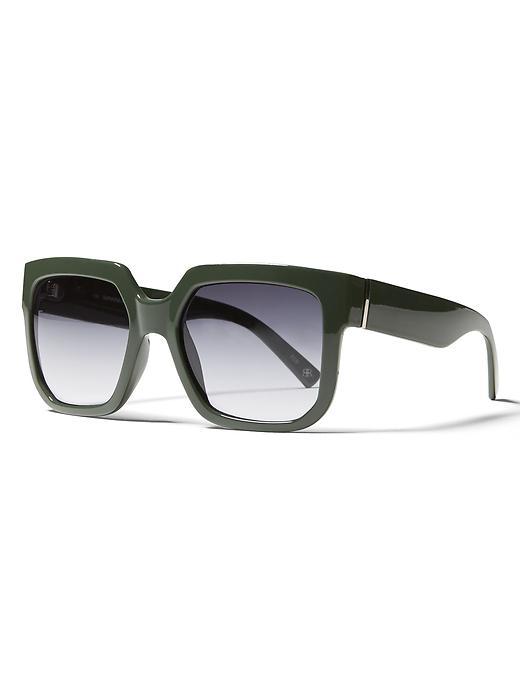 Banana Republic Maya Sunglasses Size One Size - Dark Cypress