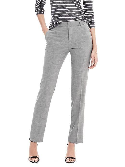 Banana Republic Ryan Fit Lightweight Wool Pant - Grey