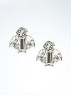 Banana Republic Delicate Crystal Earrings - Silver