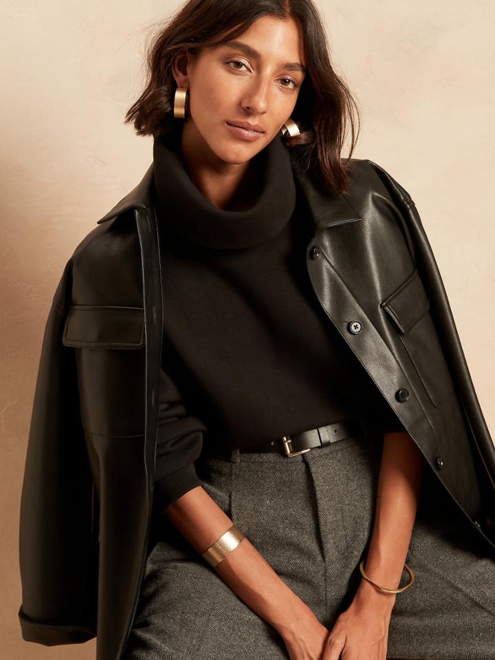 Funnel-neck Sweatshirt