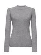 Banana Republic Womens Stripe Fitted Ribbed Crew-neck Sweater Top Black & White Size Xs