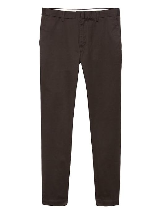 Banana Republic Mens Mason Athletic Tapered Rapid Movement Chino Pant Deep Brown Size 32w