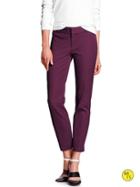 Banana Republic Factory Sloan Fit Slim Ankle Pant Size 4 Petite - Purple Fig