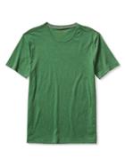 Banana Republic Mens Soft Wash Tee Size L Tall - Green Heather